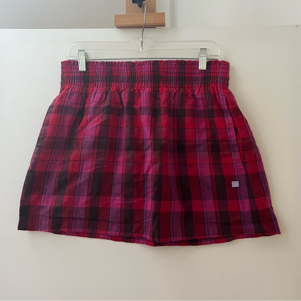 Acne Studios Plaid Miniskirt